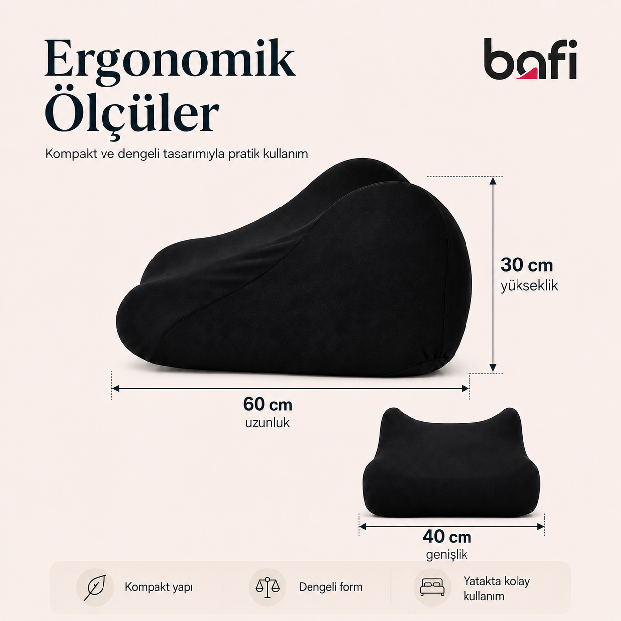 Bafi - Çiftler İçin Pozisyon Destek Yastığı